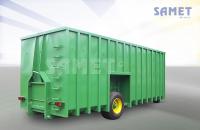 Semi trailer container
